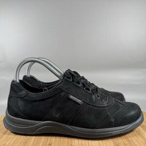 Mephisto Runoff Air-Jet System Black Leather Shoes Womens 7 Lace Up Casual‎